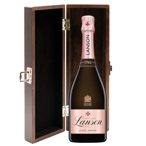 Lanson Le Rose Creation Champagne 75cl in Luxury Gift Box